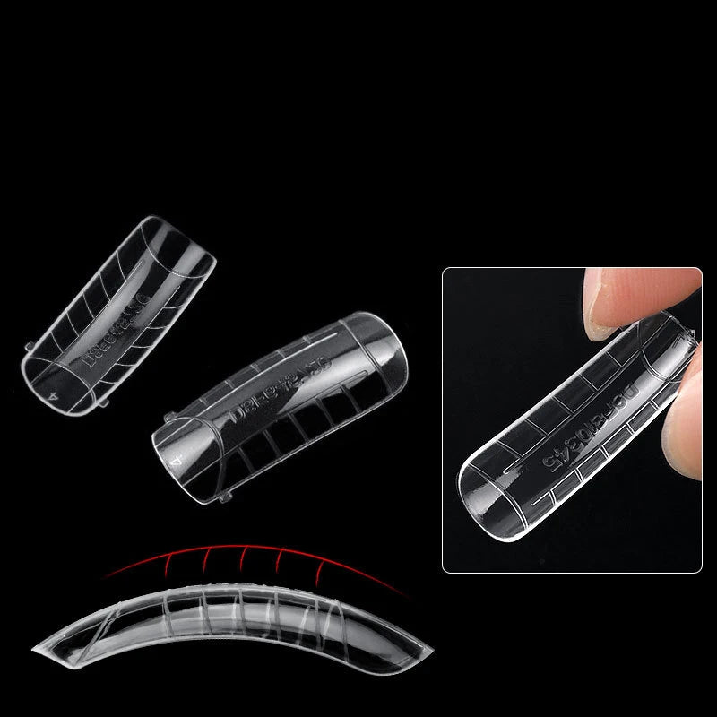 120 Pcs/Set transparent full coverage Press on nails